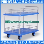 靜音手推車(chē) 超靜音PLA200-T2-HL2-D 二層護(hù)欄式